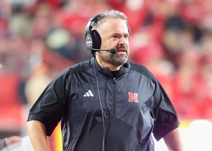 Matt Rhule 3 2023 Nebraska football vs Northern Illinois